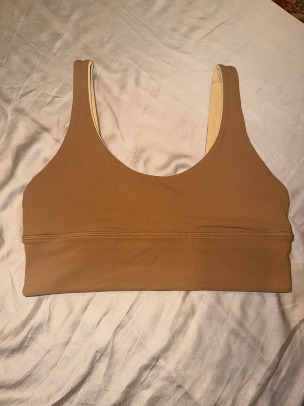 lululemon athletica Scoop Bralette in Camel Brown